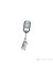 Key Chain LED Flashlight ST33340 1