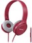 RP-HF100ME-P Pembe Kablolu Kulak Üstü Mikrofonlu Katlanabilir Stereo Kulaklık 1