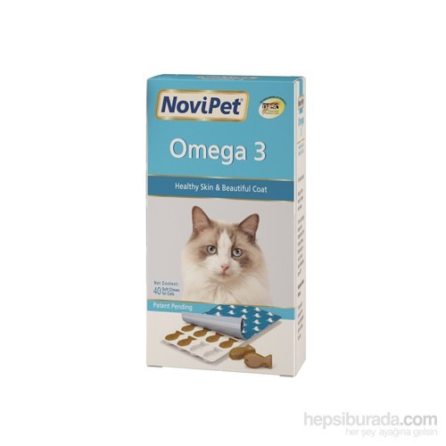 Novipet Cats Omega 3 Kedi Vitamin Tableti 40 Tablet Fiyatı