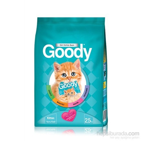 Goody Yavru Kuru Kedi Maması 2,5 Kg Fiyatı Taksit Seçenekleri