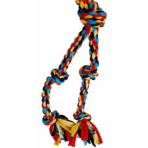 Eastland Renkli Düğümlü Köpek Stres Diş İpi 52 cm Fiyatı