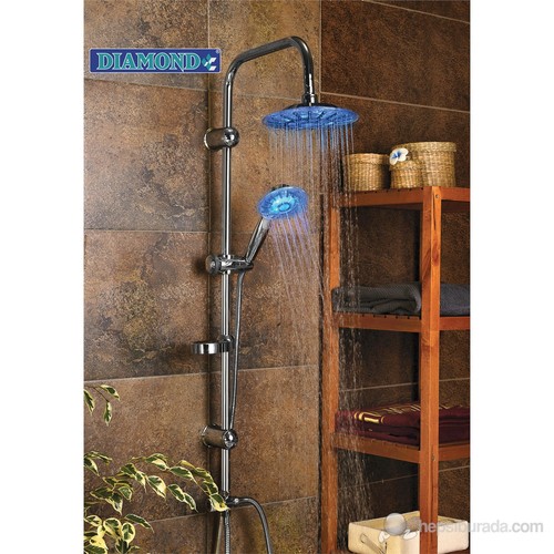 Dıamond yeni relax led işıklı şemsiye duş sistemi