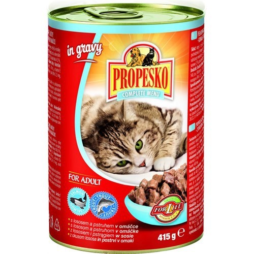 Propesko Somon &amp; Alabalıklı Kedi Konservesi 415 Gr Fiyatı