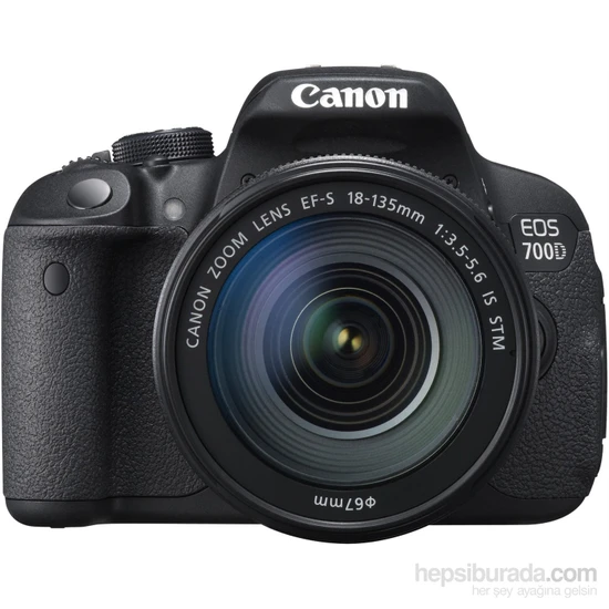 Canon Eos 700D + 18-135 Is Stm + Çanta + 16 Gb Hafıza Kartı
