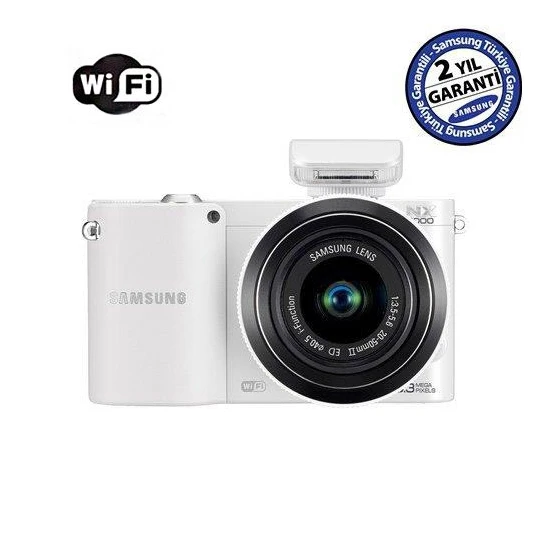 Samsung NX1000 20-50mm Lens + Flash  20,3 MP 3.0 LCD Wi-Fi Dijital Fotoğraf Makinesi