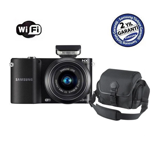 Samsung NX1000 20-50mm Lens + Flash 20,3 MP 3.0 LCD Wi-Fi Dijital Fotoğraf Makinesi