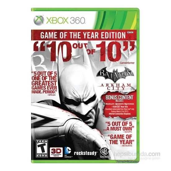 Batman Arkham City Goty Xbox 360