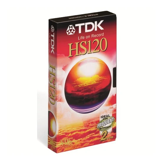 TDK VHS HS120 Kaset