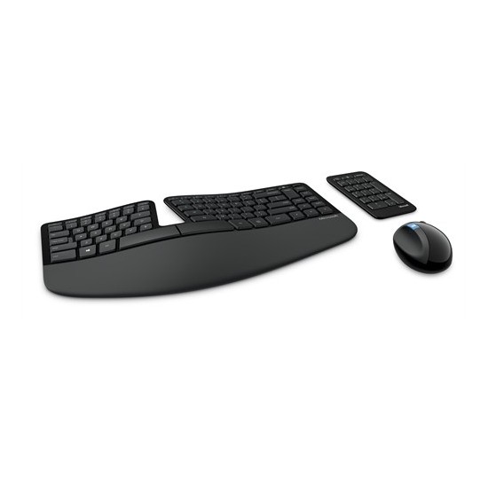 Microsoft Sculpt Ergonomic Desktop Kablosuz Siyah Klavye Mouse Set (L5V-00016)