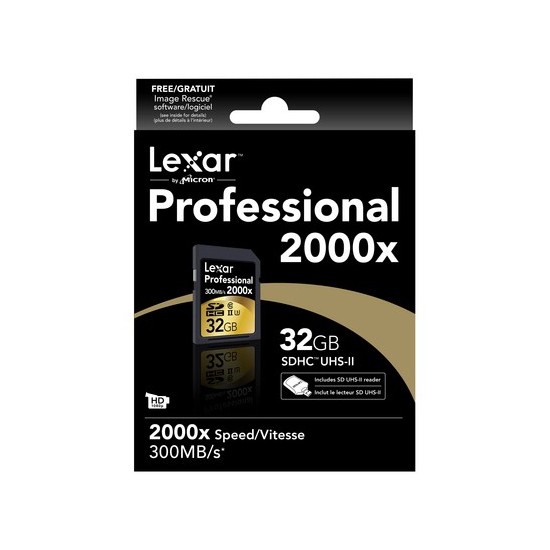 Карта памяти lexar professional