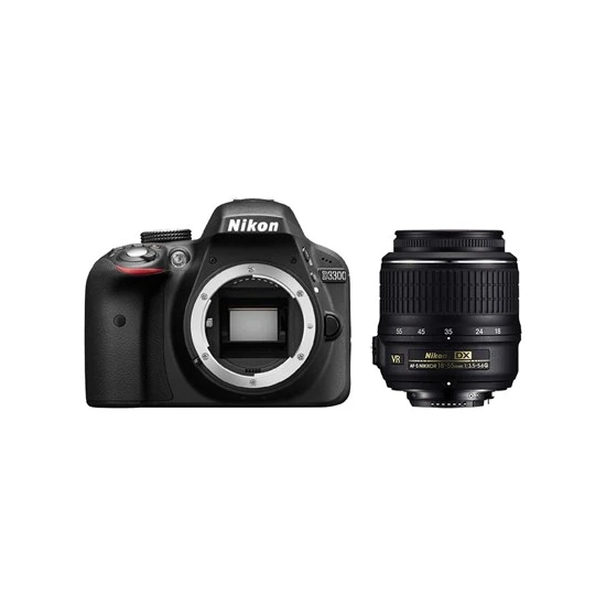 Nikon D3300 + 18-55 Vr + Çanta + 16 Gb Hafıza Kartı