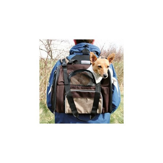 Trixie kedi köpek taşıma sırt çantası 41x30x21cm kahve/bej Fiyatı