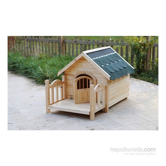 Mandu Verandalı ,Isı Yalıtımlı Ahşap Köpek Kulübesi + Minder Fiyatı