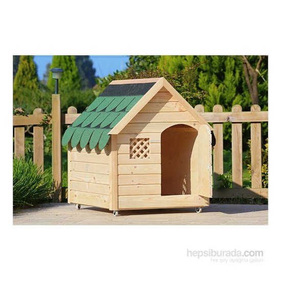 Mandu Isı Yalıtımlı Ahşap Köpek Kulübesi Boyasız (Large) Fiyatı