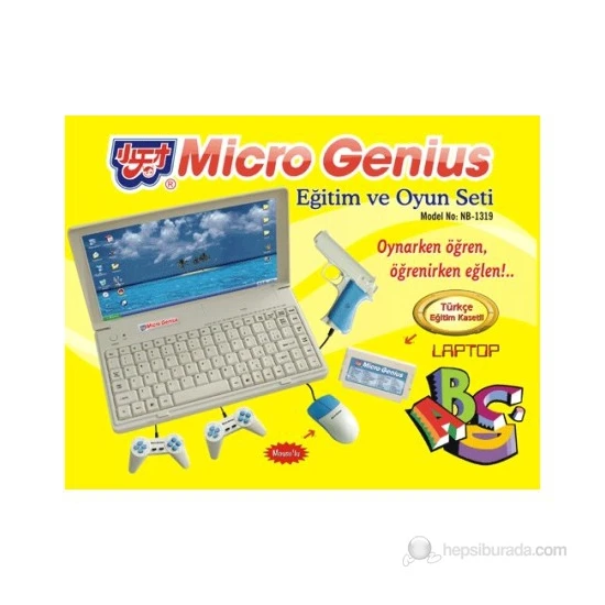 MicroGenius NB-1319 TV Oyun Dizüstü Görünümlü Klavyeli Atari Konsol