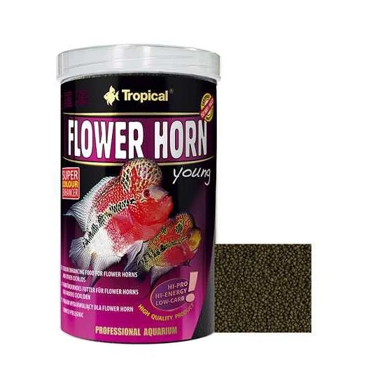 Tropical 65384 Flower Horn Young Pellet 250 Ml