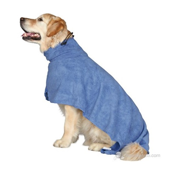 Trixie köpek bornozu, XL, microfibre, 75 cm, Mavi Fiyatı