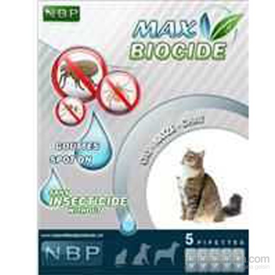 Herba Max Biocide Bitkisel Kene ve Pire Kedi Damlası 5li Fiyatı
