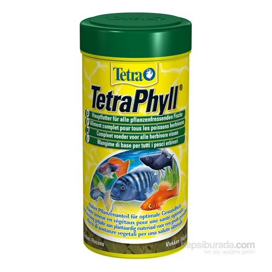 Tetra Phyll Flakes Balık Yemi 250 Ml
