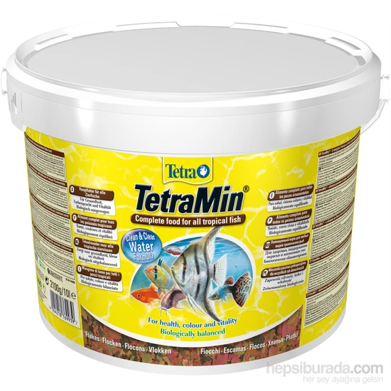 Tetra Tetramin Flakes Kova Balık Yemi 10 Lt