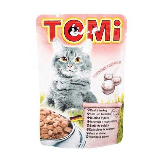 Tomi Dana Ve Hindi Etli Yetişkin Kedi Konservesi 100 Gr Fiyatı