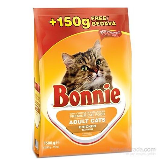 Bonnie Cat Chicken Tavuklu Yetişkin Kedi Maması 1,5 Kg Fiyatı