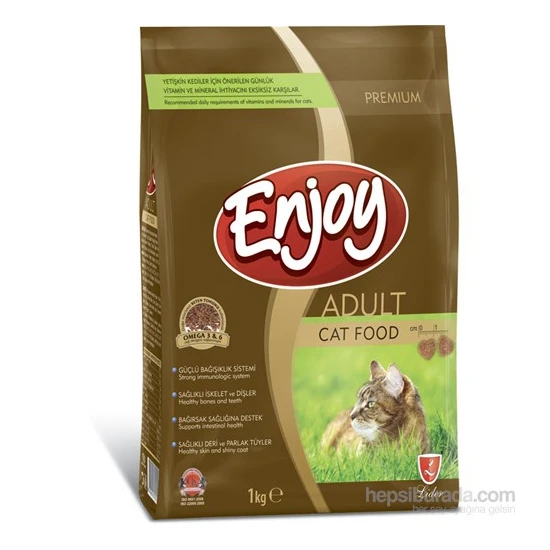 Enjoy Cat Food Yetişkin Kedi Maması 1 Kg
