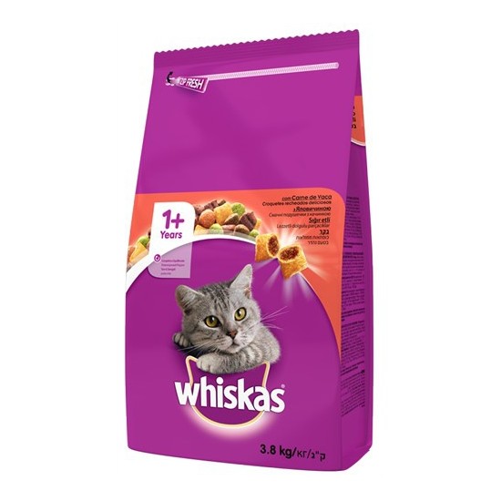 Whiskas Biftekli Kuru Kedi Maması 3,8 Kg Fiyatı