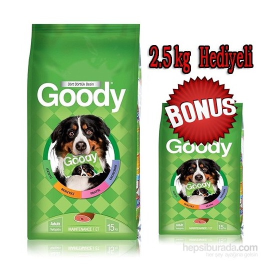Goody Maintenance Yetişkin Kuru Köpek Maması 15 Kg + 2.5 Kg Fiyatı