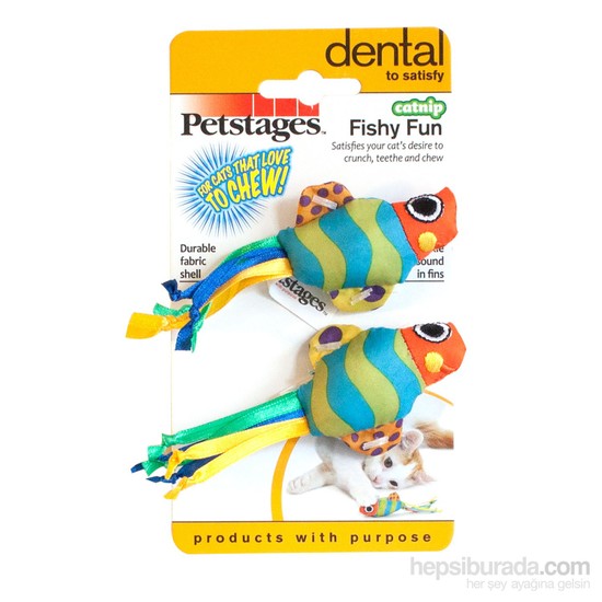 Petstages Fishy Fun (ikili catnipli kedi oyuncağı, diş Fiyatı