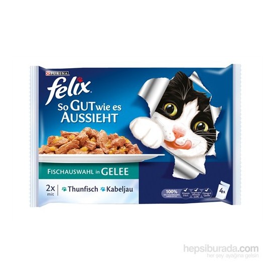 Felix Yetişkin Kediler İçin Ton Balıklı Ve Morina Balıklı Fiyatı
