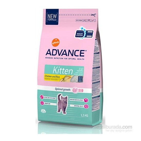 Advance Tavuklu Yavru Kedi Maması 1,5 Kg Fiyatı