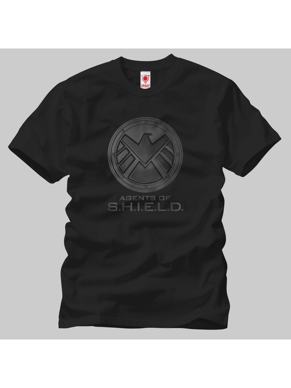 Agents Of Shield: Logo Metal Erkek Tişört