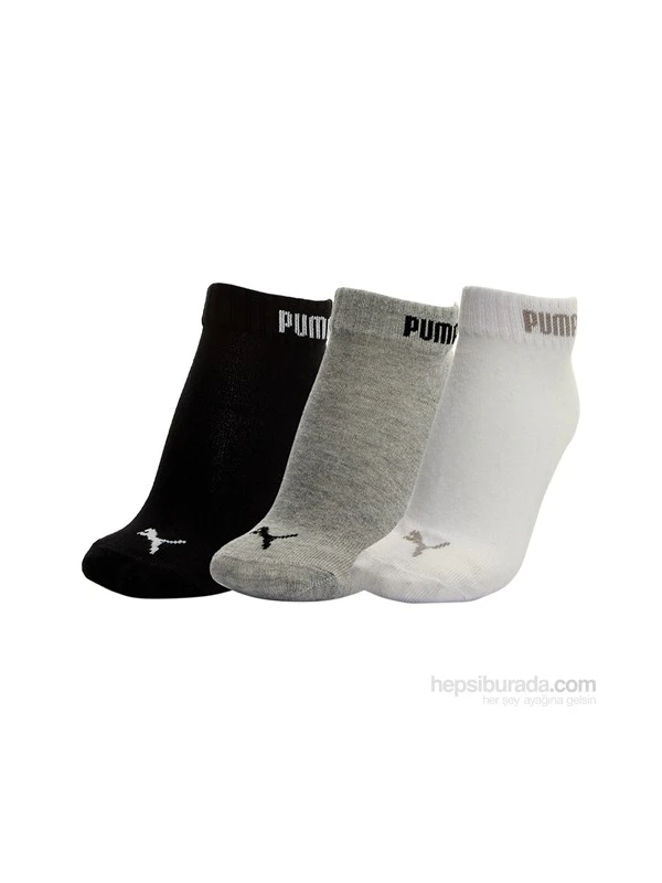 Puma Quarter-V 3P Unisex 3'lü Çorap 88749804