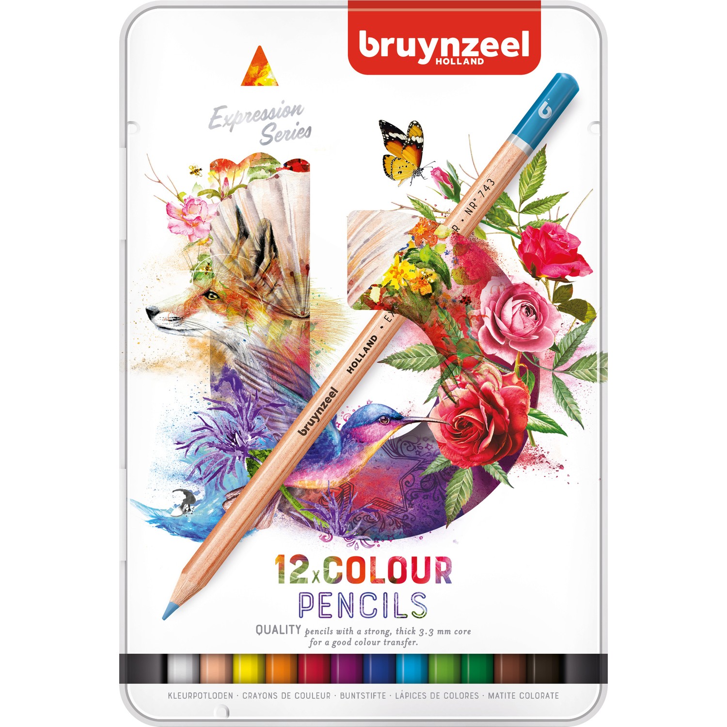 Bruynzeel Expressıon Colour 12'Li Kuru Kalem Boya Seti