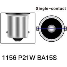 ZRH BA15S 1156 P21W 45 LED Geri Vites,sinyal,stop Ampulü(2 Adet)