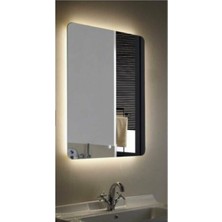 Toprak Dekor 70 x 60 cm Ledli Ayna Banyo Aynası