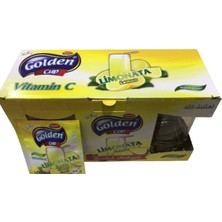 Beşem Golden Cup Limon Aromalı Toz Içecek / 9gr*40 Adet +Cam Bardak Hediyeli