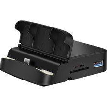 CoverZone Type-C To 3*usb 3.0 4K Full Hd HDMI Sd Tf Kart Girişli Pd Aktarım Çoklayıcı Hub Adaptör