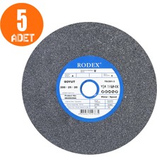 Rodex Taşlama Bıçak Bileme Taşı Taş Motoru 200X25X20 mm 60 Kum 5'li