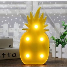 Lumenn Ananas 3D LED Işıklı Gece Lambası-Dekoratif LED Aydınlatma