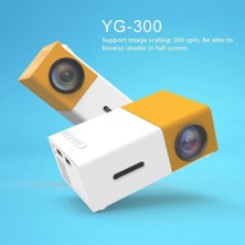 Durbuldum LED Mini Projektör YG300 320X240 Px 1080P