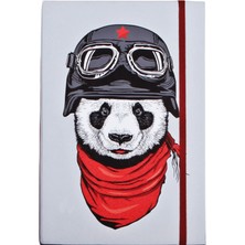 Hediyekanalı  Sert Kapak Panda Defter 40'lı