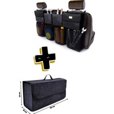Ankaflex Elegance Araç Içi Oto Koltuk Arkası Eşya Çantası + Bagaj Düzenleyici Oto Organizer Çanta