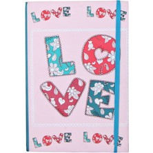 Hediyekanalı  Sert Kapak Love Defter 40'li