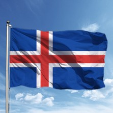 BAYRAKAL Izlanda Bayrağı 100 x 150 cm Iceland Flag