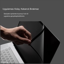 McStorey Ekran Koruyucu Laptop Macbook Pro 15inç A1707 A1990 ile Uyumlu Çerçeveli Anti Glare