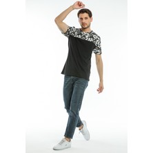 Superlife Kol ve Ön Garnili Tshirt