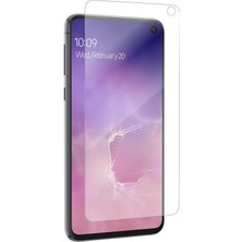 Case 4U Samsung Galaxy S10E Uyumlu Tamperli Kırılmaz Cam Ekran Koruyucu