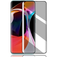 Case 4U Huawei Y9 Prime 2019 Hayalet Ekran Koruyucu Privacy Tam Kaplayan Gizlilik Filtreli 5D Cam Ekran Koruyucu Şeffaf